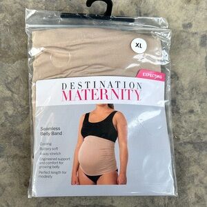 Destination Maternity Seamless Belly Band - Beige